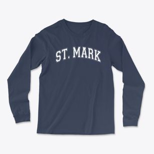 Saint Mark Elementary School Varsity Arch Light Soft Long Sleeve T-Shirt