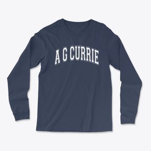 A G Currie Middle School Varsity Arch Light Soft Long Sleeve T-Shirt