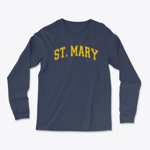 Saint Mary School Varsity Arch Light Soft Long Sleeve T-Shirt