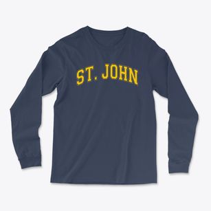 St. John Lutheran School Varsity Arch Light Soft Long Sleeve T-Shirt