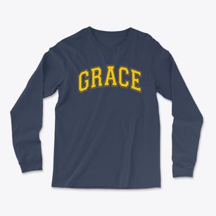 Grace School Varsity Arch Light Soft Long Sleeve T-Shirt