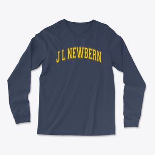 J L Newbern Middle School Varsity Arch Light Soft Long Sleeve T-Shirt