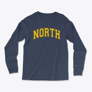 North Elementary School Varsity Arch Light Soft Long Sleeve T-Shirt