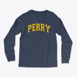 Perry Junior High School Varsity Arch Light Soft Long Sleeve T-Shirt