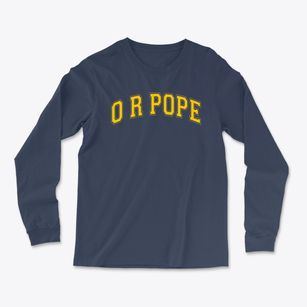 O R Pope Elementary School Varsity Arch Light Soft Long Sleeve T-Shirt