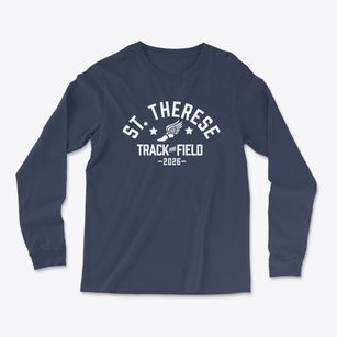 St Therese, The Little Flower Parish Track and Field Light Soft Long Sleeve T-Shirt