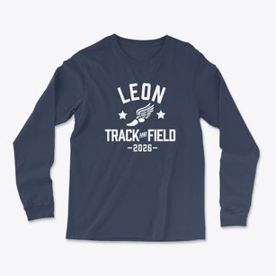 Leon Elementary School Track and Field Light Soft Long Sleeve T-Shirt