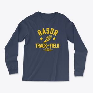 Rasor Elementary School Track and Field Light Soft Long Sleeve T-Shirt