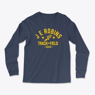J E Robins Elementary School Track and Field Light Soft Long Sleeve T-Shirt