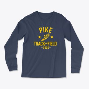 Pike High School Track and Field Light Soft Long Sleeve T-Shirt