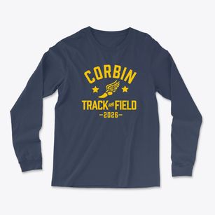 Corbin Middle School Track and Field Light Soft Long Sleeve T-Shirt