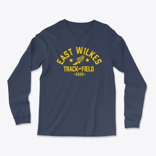 East Wilkes High School Track and Field Light Soft Long Sleeve T-Shirt