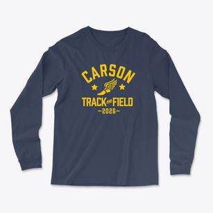 Jesse Carson High School Track and Field Light Soft Long Sleeve T-Shirt
