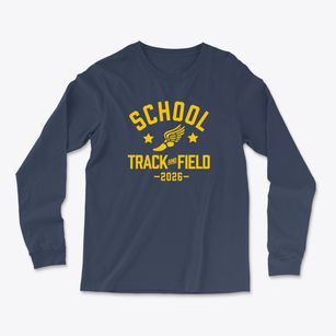 School Of Opportunity Track and Field Light Soft Long Sleeve T-Shirt