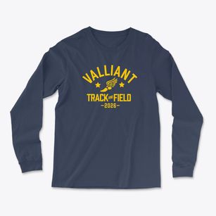 Valliant High School Track and Field Light Soft Long Sleeve T-Shirt