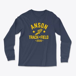 Anson Elementary School Track and Field Light Soft Long Sleeve T-Shirt