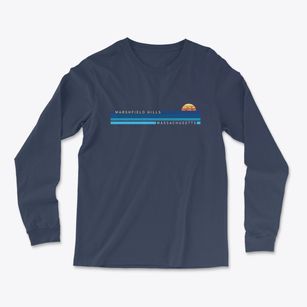 Marshfield Hills Massachusetts Water View Light Soft Long Sleeve T-Shirt