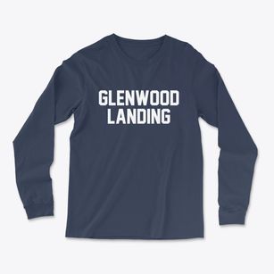 Glenwood Landing New York Classic Block Light Soft Long Sleeve T-Shirt