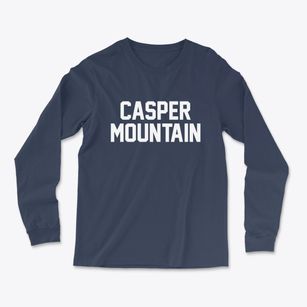 Casper Mountain Wyoming Classic Block Light Soft Long Sleeve T-Shirt