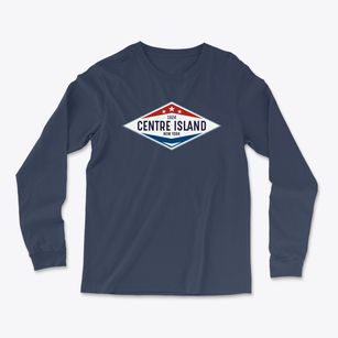 Centre Island New York Diamond Star Light Soft Long Sleeve T-Shirt