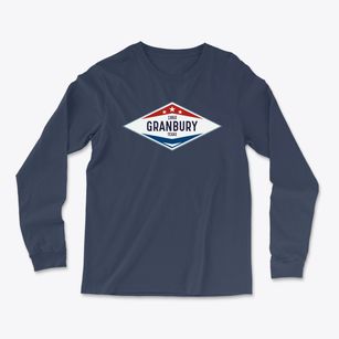 Granbury Texas Diamond Star Light Soft Long Sleeve T-Shirt