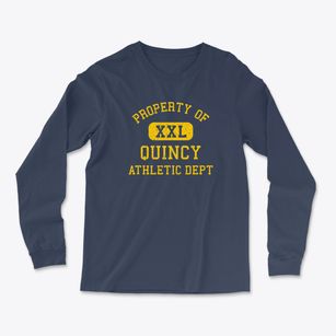 Quincy Wisconsin Athletic Dept Light Soft Long Sleeve T-Shirt