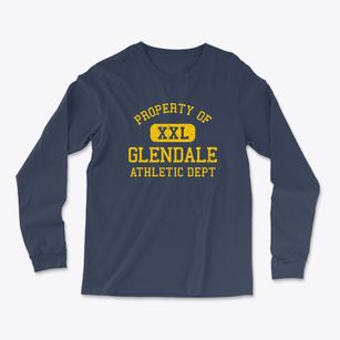 Glendale Wisconsin Athletic Dept Light Soft Long Sleeve T-Shirt