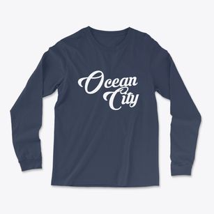 Ocean City Maryland Vintage Team Light Soft Long Sleeve T-Shirt