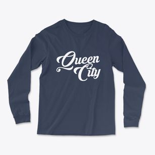 Queen City Texas Vintage Team Light Soft Long Sleeve T-Shirt