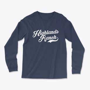 Highlands Ranch Colorado Vintage Team Light Soft Long Sleeve T-Shirt