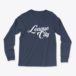 League City Texas Vintage Team Light Soft Long Sleeve T-Shirt