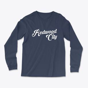 Redwood City California Vintage Team Light Soft Long Sleeve T-Shirt