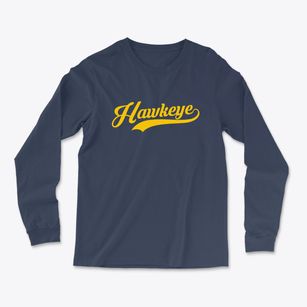 Hawkeye Iowa Vintage Team Light Soft Long Sleeve T-Shirt