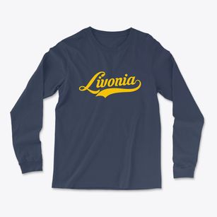 Livonia Michigan Vintage Team Light Soft Long Sleeve T-Shirt