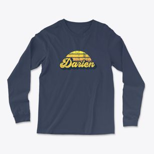 Darien Connecticut Sublime Sunset Light Soft Long Sleeve T-Shirt