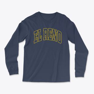 El Reno Oklahoma Trendy Block Light Soft Long Sleeve T-Shirt