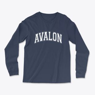 Avalon New Jersey Varsity Light Soft Long Sleeve T-Shirt