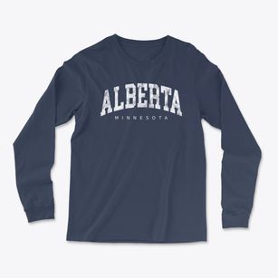 Alberta Minnesota Urban Vibe Light Soft Long Sleeve T-Shirt