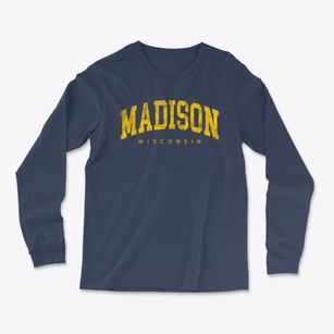 Madison Wisconsin Urban Vibe Light Soft Long Sleeve T-Shirt