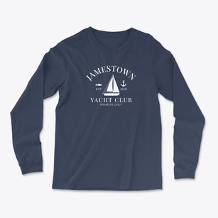 Jamestown Rhode Island Yacht Club Light Soft Long Sleeve T-Shirt