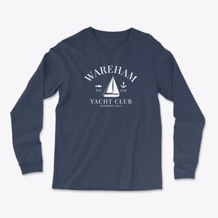 Wareham Massachusetts Yacht Club Light Soft Long Sleeve T-Shirt