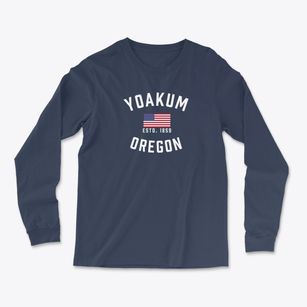 Yoakum Oregon Patriot Light Soft Long Sleeve T-Shirt