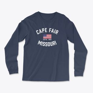 Cape Fair Missouri Patriot Light Soft Long Sleeve T-Shirt