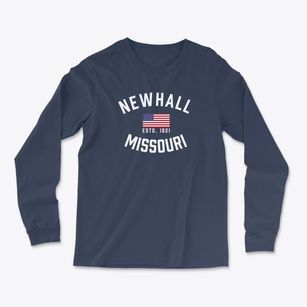 Newhall Missouri Patriot Light Soft Long Sleeve T-Shirt