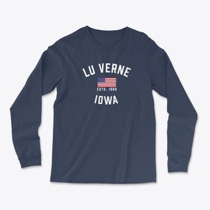 Lu Verne Iowa Patriot Light Soft Long Sleeve T-Shirt