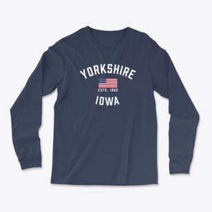 Yorkshire Iowa Patriot Light Soft Long Sleeve T-Shirt