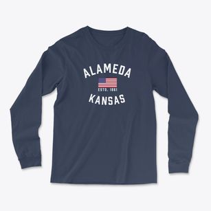 Alameda Kansas Patriot Light Soft Long Sleeve T-Shirt