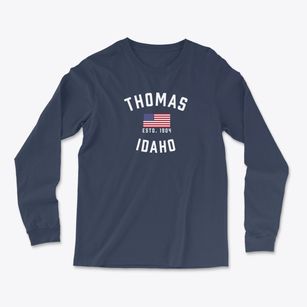 Thomas Idaho Patriot Light Soft Long Sleeve T-Shirt