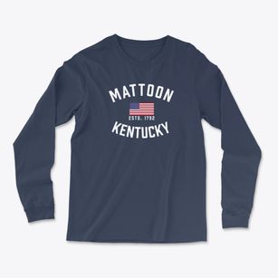 Mattoon Kentucky Patriot Light Soft Long Sleeve T-Shirt