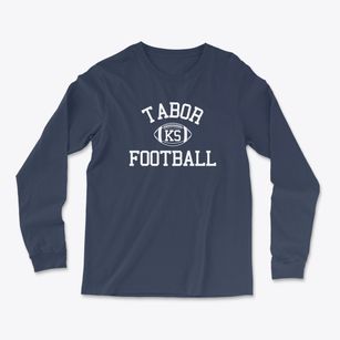 Tabor Kansas Football Light Soft Long Sleeve T-Shirt